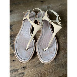 BRIAN ATWOOD Patent Trim Thong Sandals - Size 8.5